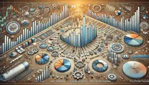 Graph comparing day trading, swing trading, and position trading styles.