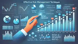 Trader reviewing their trading plan for successful trading.