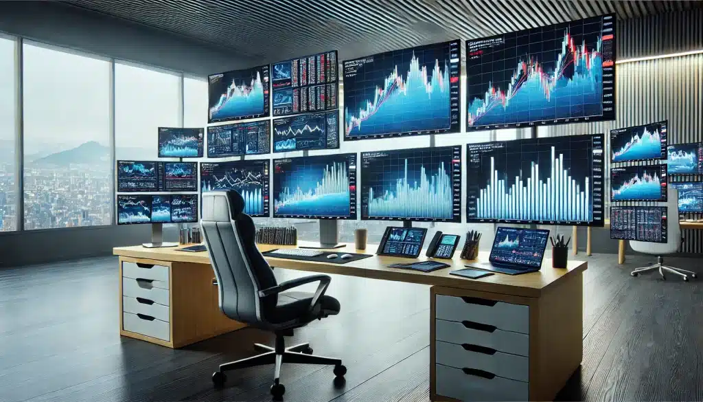 Professional trading desk setup for effective trading.