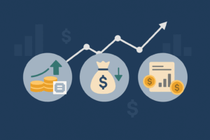 Professional visual representation of financial options income strategies for 2025